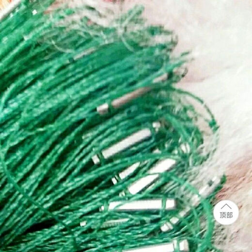 Vinoa wire mesh fishing net three-layer carp and silver carp large fish net three-layer sunken net single layer small white strip hanging fish net three-layer sunken net 3 fingers 50 meters long 1.2 meters high