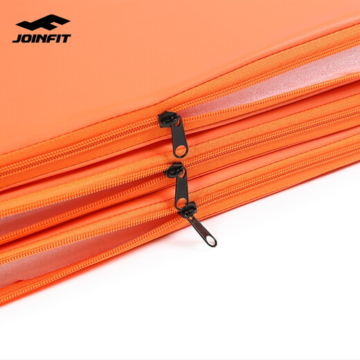 Jieyingfei folding gymnastics mat, fitness training sports mat, sit-ups dance mat, PU toddler mat somersault mat, tri-fold mat blue/180*60*3cm