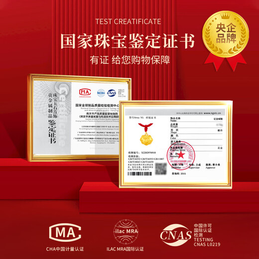 中国黄金宝宝金锁黄金项链足金长命平安锁婴儿周岁生日礼物满月百天送小孩 【岁岁平安】宝宝金锁项圈