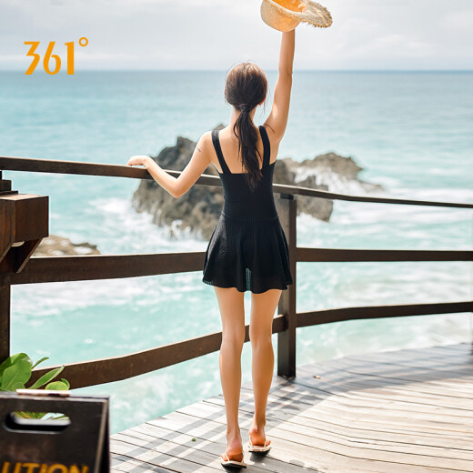 361361 degree swimsuit for women covering belly and slimming Korean ins style swimsuit for women one-piece skirt style conservative swimsuit