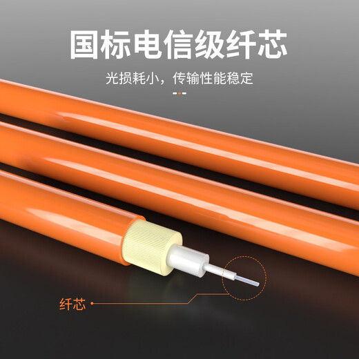 辉宏时代 万兆多模光纤跳线LC-LC-SC-FC-ST光纤OM3/OM4双芯尾纤跳纤电信级光模块连接线收发器光纤多模尾纤 千兆多模双芯光纤跳线LC-LC 3米