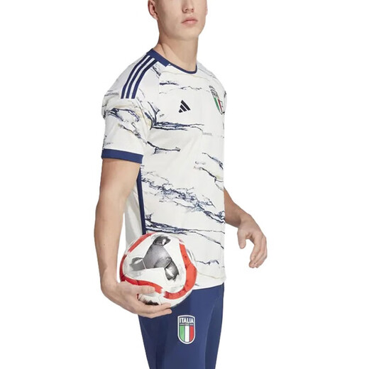 Футболка с короткими рукавами adidas Мужская летняя новая футбольная тренировка спортивная одежда свободная дыхательная версия фанатов воздушного шара