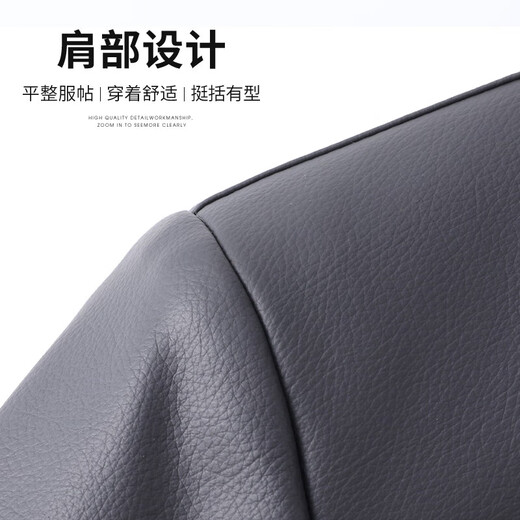 SHANSHANPU chaqueta de cuero para hombre otoño e invierno nuevo estilo solapa cálida chaqueta de cuero para hombre abrigo antiarrugas resistente al desgaste top de viajero para hombre negro XL (180)