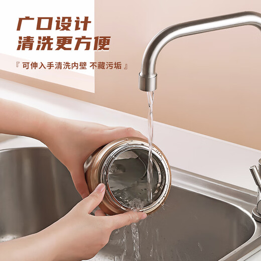 FGA Fuguang stew beaker 304 stainless steel insulation bucket large capacity stew pot pot lunch box porridge soup bucket carrying pot-1L