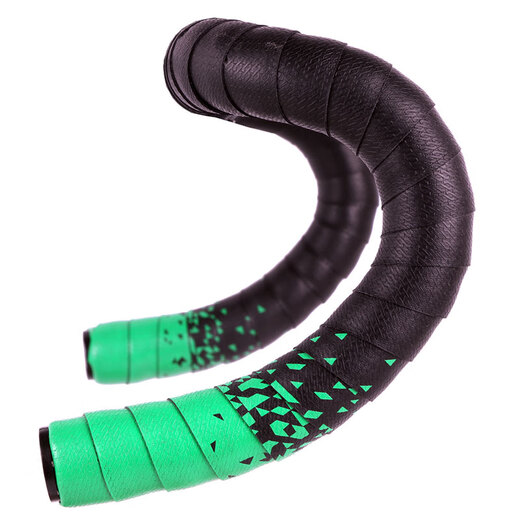 Road handlebar with bent handlebar strap bicycle handle non-slip silicone strap gradient color dead speed bike strap parts black and red gradient