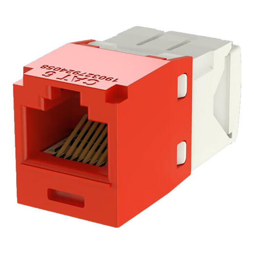 PANDUIT Panda socket network port network panel exceeds category 5, category 6, category 6, category 6, non-shielding module, non-shielding RJ45 network cable flat port 86 type, category 6, non-shielding module, blue CJ688TGBU