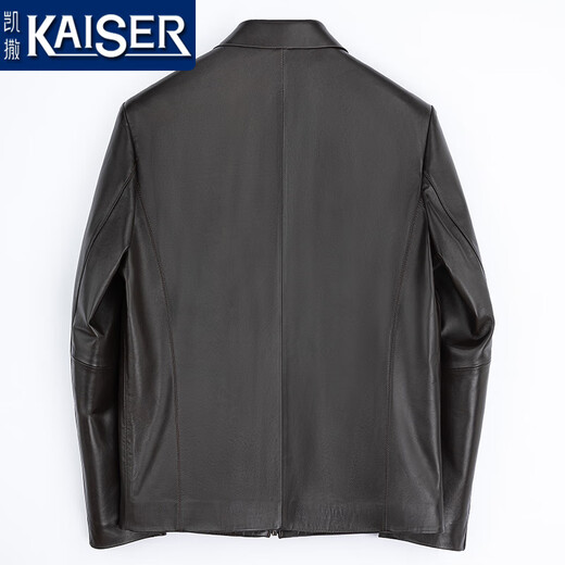 
Kaiser (KAISER) 2024 new leather leather jacket for men's top layer sheepskin lapel business casual jacket handsome leather jacket black 170/L (suitable for 110Jin [Jin equals 0.5 kg]-130Jin [Jin equals 0.5 kg]) black