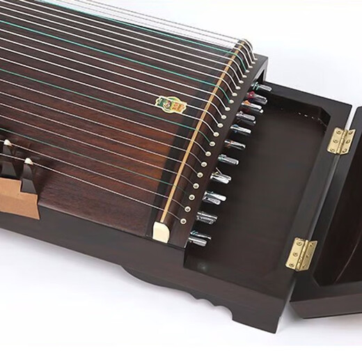 
Dunhuang brand Dunhuang Guzheng 9DH695OOE like water flowing in the year black rosewood high-end performance Shanghai folk musical instrument factory 9DH695OOE like water flowing in the year