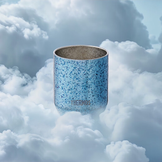 Thermos Thermos viendo la serie Elephant Series Titanium Cup Cup Copa de regalo de alta gama Titanium Titanium Office Water Cup Negocio de regalo personalizado [Titanio puro dentro y fuera] 280 ml