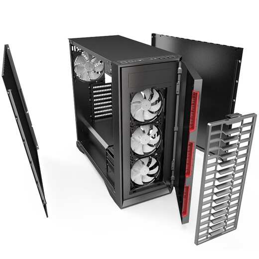 Antec P101 Mid-Tower wassergekühltes Computergehäuse, 12,4 kg, großes USB-Nachtvisualisierungs-Desktop-Spielekonsolengehäuse