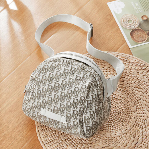 
KuQIDAISHU bag (KUQIDAISHU) bag for women 2025 new shell bag crossbody versatile fashion printed large capacity shoulder bag small shoulder bag female bag extreme night black 910410547