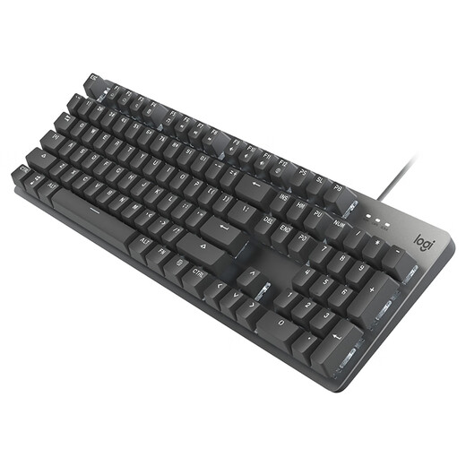 
Logitech K845 mechanical keyboard backlit wired keyboard machinery office keyboard gaming e-sports computer keyboard DIY keycaps replaceable Qinghong tea shaft keyboard full size Panda roll joint model-red shaft