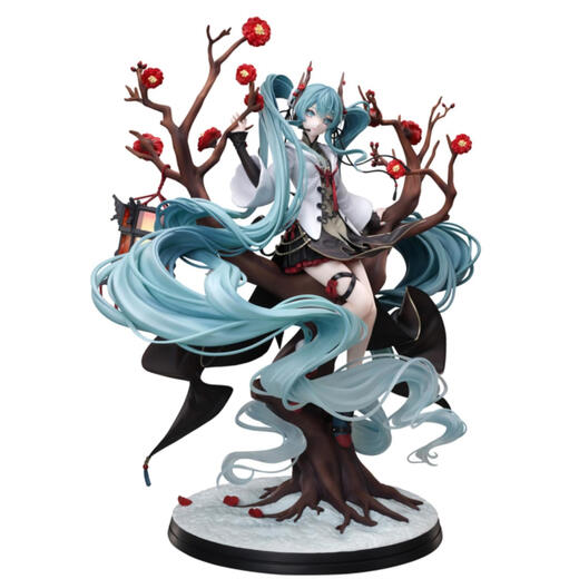 贝智鹿初音未来TAITO周边二次元美少女战士模型机箱摆件公仔送礼物 初音未来许愿猫 现货