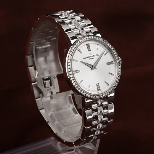 [Second-main 99 Nouveau] Vacheron Constantin Series 25557 / Q01 18K Gold Original Inslumed Diamonds Fashion Casual Business Watch Watch 25557 / Q01G-9276 / Platinum / Platinum / Silver Plate