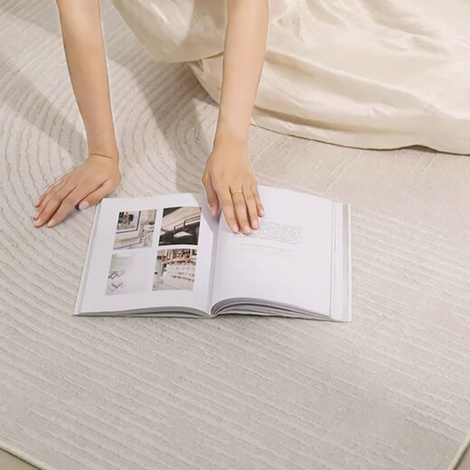 Hazar (HAZARD) carpet living room 2025 new cream style no washing and wipeable sofa blanket light luxury high-end bedside blanket bedroom floor mat upgraded model number 16779 140cm*200cm