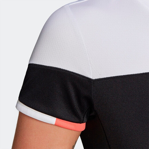 阿迪达斯（adidas） 短袖速干休闲运动训练羽毛球网球乒乓球吸汗透气运动T恤FT9715 黑白色FT9716 M