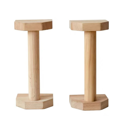 宰搂街健俄挺式支架单双杠木制俄挺倒立练习俯卧撑训练器俄挺支架 20CM支架一对