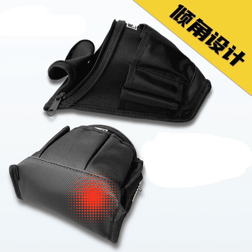 Thickened and hardened installation and repair storage bag, wear-resistant water belt cover, plumber's waist bag, portable and safe X507 is equipped with thickened and hardened belt
