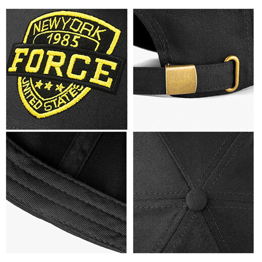 RED DRAGONFLY hat men's large head circumference four-season sun protection hat fashion sun hat outdoor sports embroidered lettering sunshade baseball cap