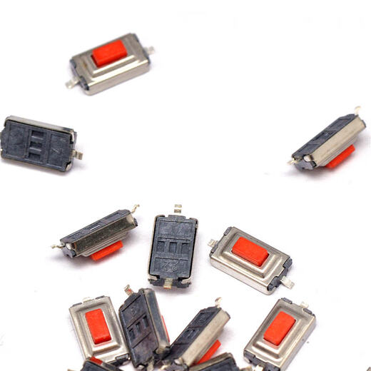 TaoTimeClub 3*6*2.5MM tact switch patch 2 pins red button (20 pieces)