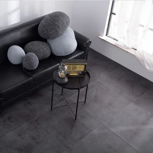 Pisos autoadhesivos engrosados ​​de paiqin Piso de cuero de cuero directo Piso de piso impermeable Pegatina de piso de desgaste del hogar Mat de piso resistente a la casa 6623 Patrón de piedra RESISTANTE 60*60/pieza