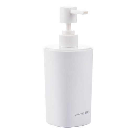 Camellia (CHAHUA) Shower Gel Dispensing Bottle Press-type Large Capacity Hotel and B&B Bathroom Shampoo Refilling Travel Portable Bottle Pure White 1