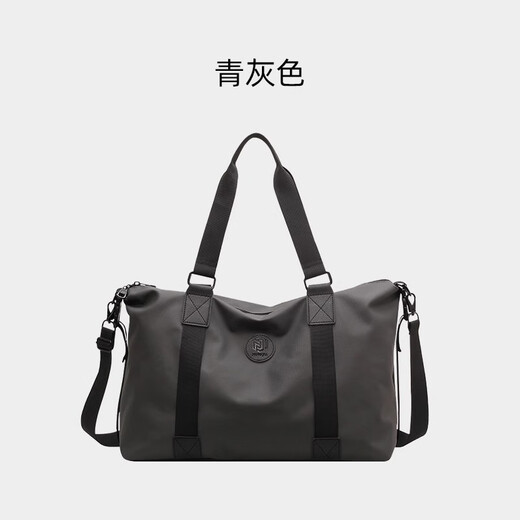 Travel bag Men's gym bag Large capacity handbag Down bag Women's short-distance business trip sports swimming wet and dry separation Gray [adjustable shoulder strap] No shoe bin Multi-component large capacity