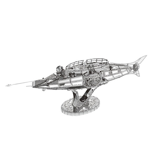 Tianzhixing Nautilus Submarine Model модель 3D Metal Model Model Diy головоломка C12202 готовый продукт ядерной подводной лодки