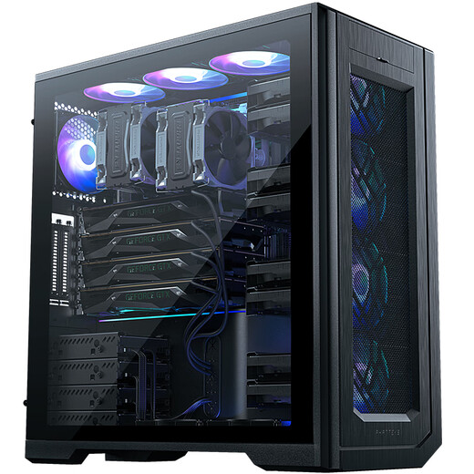 PHANTEKS Wind Chaser PK620 Side Transparent Server Nas Multi-Disk AI Workstation Computer Chassis (supports EATX/EEB Dual Board/Dual Power Supply/5090/Deep Learning)