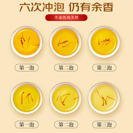 Tongrentang Saffron Geschenkbox Iranische Geschenkgeschenk Älteste Tibet in voller Länge rot Seiden Frauen Wasser High-End-Geschenkbox nahrhaftes Geschenk Geschenk