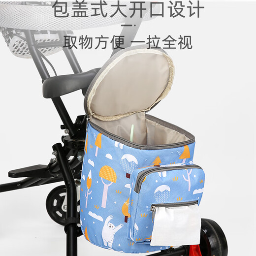 9i9 baby stroller hanging bag storage bag mommy bag hanging bag baby out walking artifact multi-functional large capacity A71