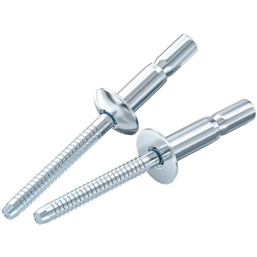 Tianzhuo Hardware Brushed Rivets, Internal Lock/External Lock Pull Rivets, 304 Stainless Steel/Galvanized/Aluminum Alloy, Cup-type Core Blind Rivets, Countersunk Head, 4.8*12, 500 pieces per box