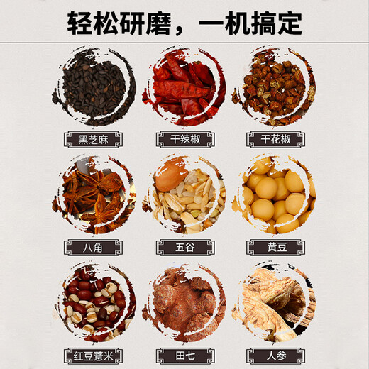 Joyoung grinder household cooking machine dry grinding grinder for grains and grains ultra-fine electric stainless steel grinder Chinese herbal medicine small grinder JYS-M01