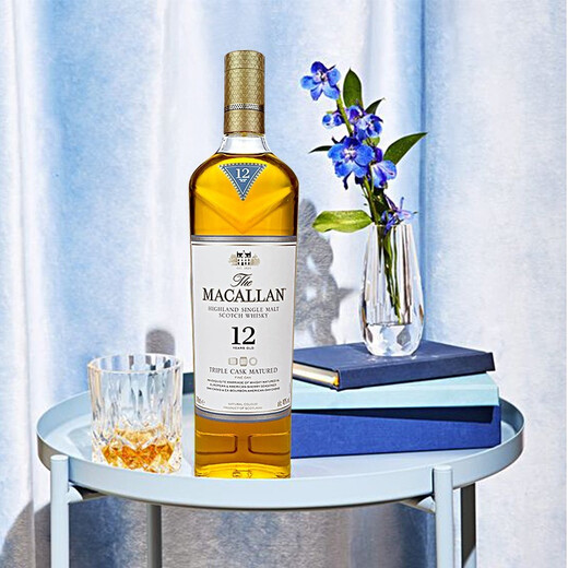 Macallan (Macallan) Single Malt Whisky Schottland Sherry Barrels UK Speyside produzieren Gebiet Fremde Wein Originalflasche importiert McAllan 12 Jahre drei Barrel 700 ml 1 Flasche