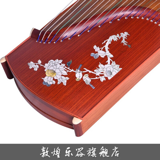 Dunhuang -Marke Guzheng Dunhuang Guzheng 689L Bunte glückverheißende Frühlingbrise zehn Meilen/Pfingstrose -Leistungsqualifikation Anfänger Guzheng 689l Spring Breeze zehn Meilen
