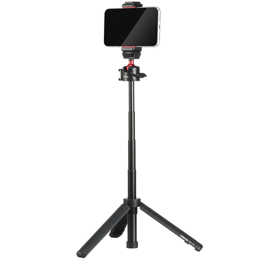 YouBasket [Ulanzi] MT-16 Cold Boot Stativ Mini Tragbarer Selfie-Stick Ball Gimbal Extension Pole Live Travel Photography Vlog Kamera Mobiltelefon Universal MT-16 Cold Boot Tripod [Black]