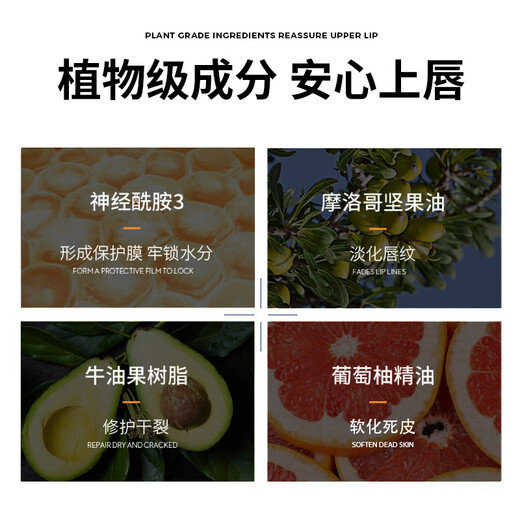 Maifudi Men's Lip Balm 3.3g*2 pieces Moisturizing and moisturizing lip balm for boys to prevent dry and peeling lips in autumn and winter