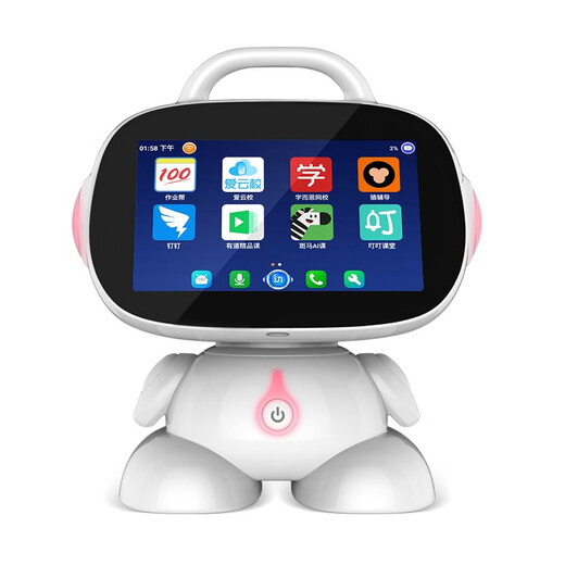Dr. Pan intelligent robot ultra-clear and smooth eye screen video learning machine 0-12 years old children's voice dialogue picture book reading Early education robot boy and girl toy birthday New Year gift 9-inch 4G running 256G+synchronous course+voice interaction