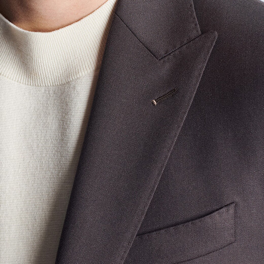 SAINT ANGELO Men's Suit (Top) Standard Edition Peaked Collar Suit EBB233265U Gray Coffee 48A