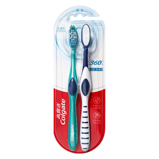 Colgate umfassende orale Reinigungsmittel mit mittlerer Borstenbäuche reduziert Bakterien und entfernt Zahnflecken und erfrischt den Atemhaus mit 4 Teilen 360 umfassende orale Reinigung 2 Sätze