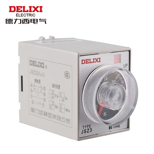 Electrical time relay power-on delay controller JSZ3A-A 0.5S/5S/30S/3M-AC110V JSZ3A-B AC36V