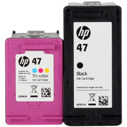 
Original 47 4825 4826 4828 4829 4877 4800 Black color ink cartridge printer custom black + color HP ink cartridge set