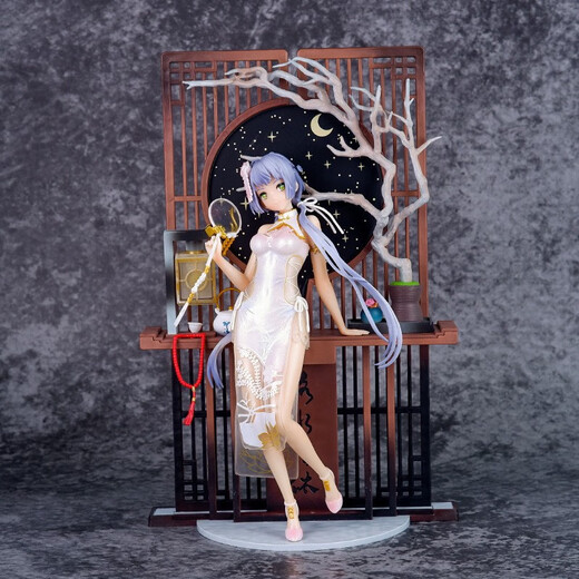 Gao shanhuangxi vsinger estilo chino cheongsam luo tianyi mangzhong figura 2d beautiful girl model modelo adornos de modelo de anime 2d beautiful girls adornos
