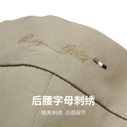 
Dancing with Wolves [with mulberry silk] Casual commuting elastic thin breathable men's casual shorts 701 khaki 33