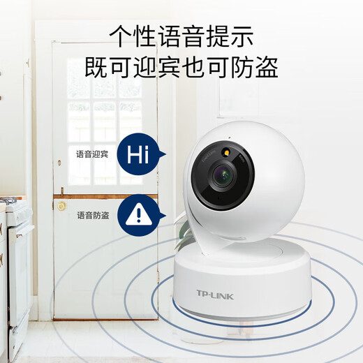 普联（TP-LINK）终身免流量4G监控摄像头家用 无限流量高清无线全彩夜视室内外防水监控手机远程360度全景旋转云台 400万室内单镜头【4G无限免流量款】 128GB【免费升级256GB卡】