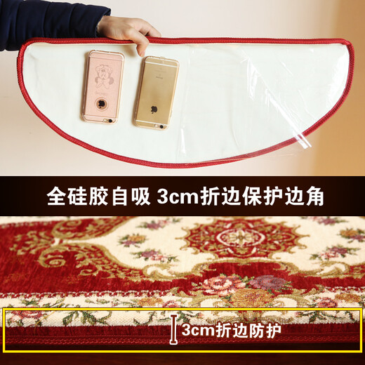 Double Happy Stand Pad Stage Almohadilla europea de madera sólida para almohadilla de escalera sin pegamento sin pegajos de pegamento y almohadilla antideslizante y almohadilla para la almohadilla de la almohadilla antideslizante 738 Color de café 26 cm*65 cm (espesado y mejorado: fondo sin pegamento + bordes plegados de 3 cm)