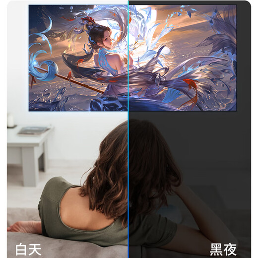 Super Lion-Projektor für Zuhause, 4K-Ultra-HD-Heimkino, Schlafzimmer, Wohnzimmer, All-in-One-Fernseher, kabelloser Screencast-Autofokus, kein Ausschalten des Lichts, Büro- und Konferenzprojektor S7 4K-Ultra-HD-Projektor