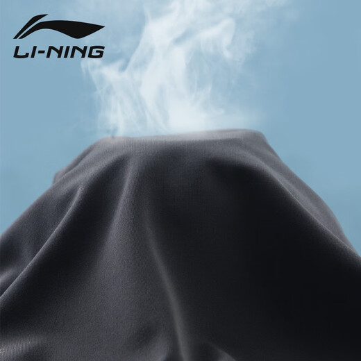 李宁（LI-NING）游泳套装泳裤男士速干五分防尴尬游泳裤准备近视泳镜泳衣三件套男 平角裤三件套【832款】 XL （170-180cm）（65-75kg）