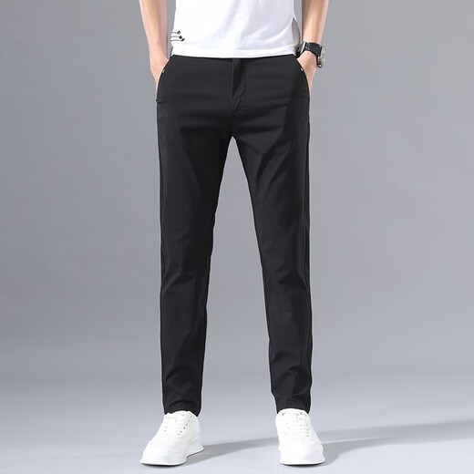 
BPZ casual pants men's summer thin elastic strap elastic trousers small feet pants fashionable slim pants men's pants 9118 khaki + 9118 light green 32 size suitable for weight 1355 Jin [Jin equals 0.5 kg]-145 Jin [Jin equals 0.5 kg]