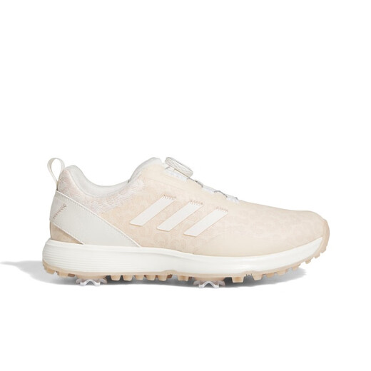 阿迪达斯 （adidas）高尔夫球鞋女新品W S2G BOA轻量运动时尚带钉鞋 粉白GV9435 37